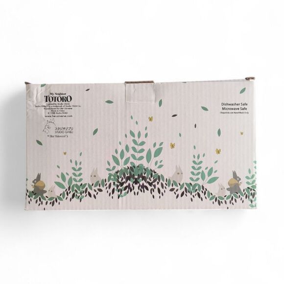 Her Universe Studio Ghibli My Neighbor Totoro Leaf Ramen Bowl With Chopsticks - Picture 6 of 6